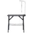 vidaXL Adjustable Dog Grooming Table with 1 Loop and Basket - Image 3