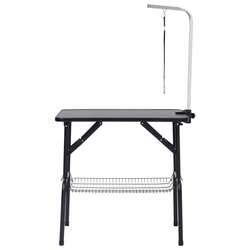 8720286318287_g_en_hd_1 vidaXL Adjustable Dog Grooming Table with 1 Loop and Basket - Image 3