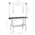 vidaXL Adjustable Dog Grooming Table with 2 Loops and Basket - Image 11