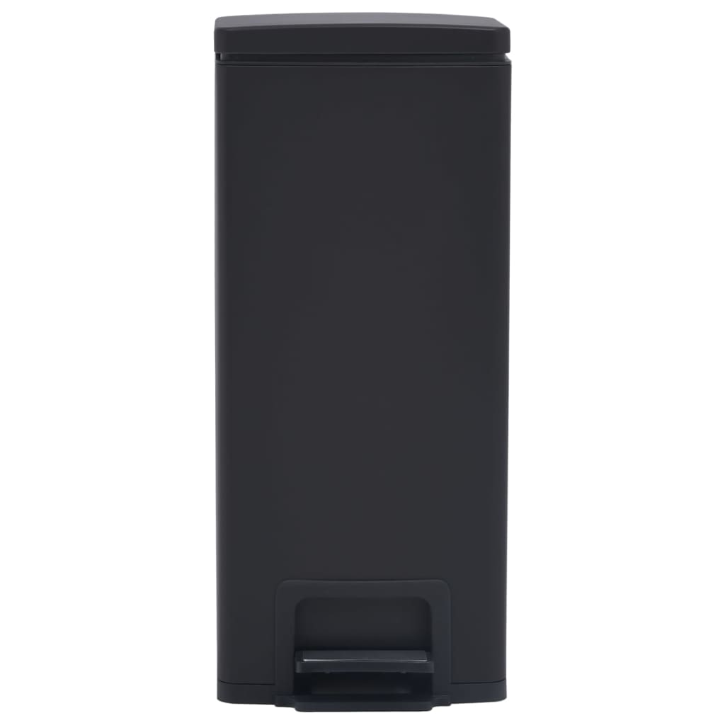 8720286320907_g_en_hd_1 vidaXL Dustbin with Pedal Anti-fingerprint 30L Black Stainless Steel - Image 3