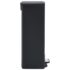vidaXL Dustbin with Pedal Anti-fingerprint 30L Black Stainless Steel - Image 4