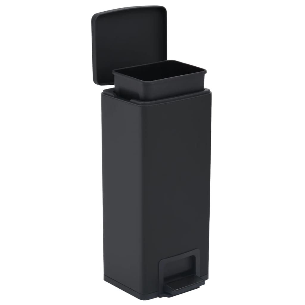 8720286320907_g_en_hd_5 vidaXL Dustbin with Pedal Anti-fingerprint 30L Black Stainless Steel - Image 7