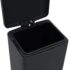 vidaXL Dustbin with Pedal Anti-fingerprint 30L Black Stainless Steel - Image 10