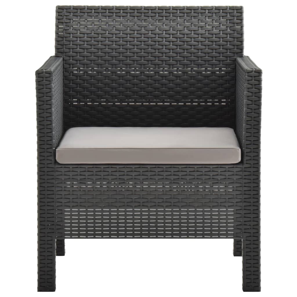 8720286322338_g_en_hd_3 vidaXL 3 Piece Garden Lounge Set with Cushions PP Rattan Anthracite - Image 4