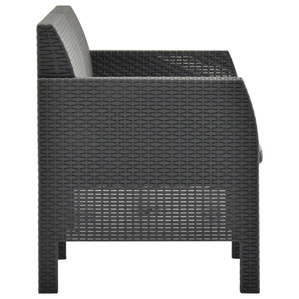 8720286322345_g_en_hd_4 vidaXL 4 Piece Garden Lounge Set with Cushions PP Rattan Anthracite - Image 5