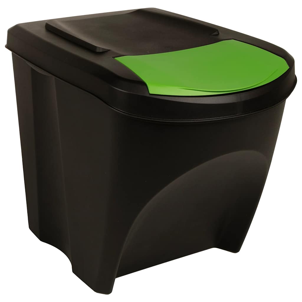 8720286327258_g_en_hd_1 vidaXL Stackable Garbage Bin Boxes 3 pcs Anthracite 75 L Polypropylene - Image 2