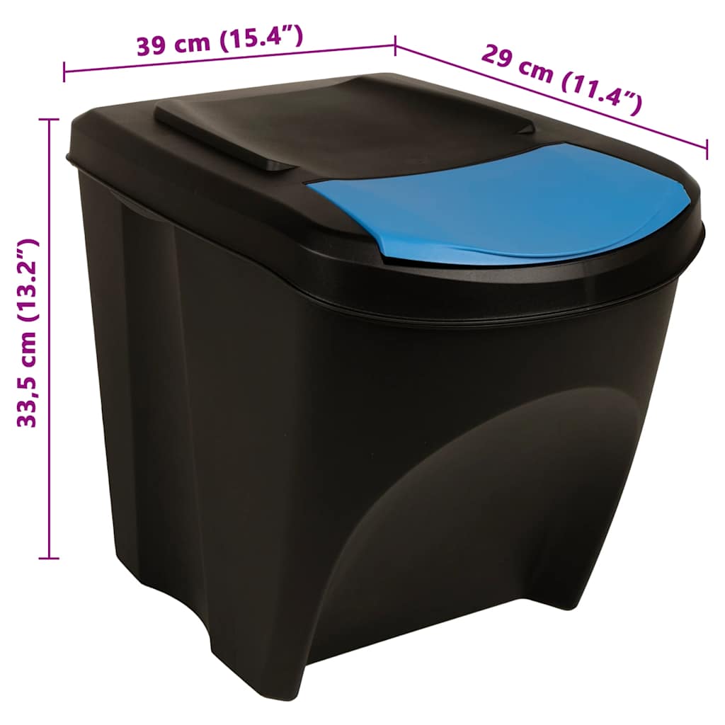 8720286327258_g_en_hd_12 vidaXL Stackable Garbage Bin Boxes 3 pcs Anthracite 75 L Polypropylene - Image 13