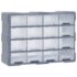 vidaXL Multi-drawer Organiser with 16 Middle Drawers 52x16x37 cm