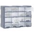 vidaXL Multi-drawer Organiser with 16 Middle Drawers 52x16x37 cm - Image 3