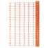 vidaXL Garden Fence 30 m Orange