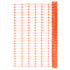 vidaXL Garden Fence 50 m Orange