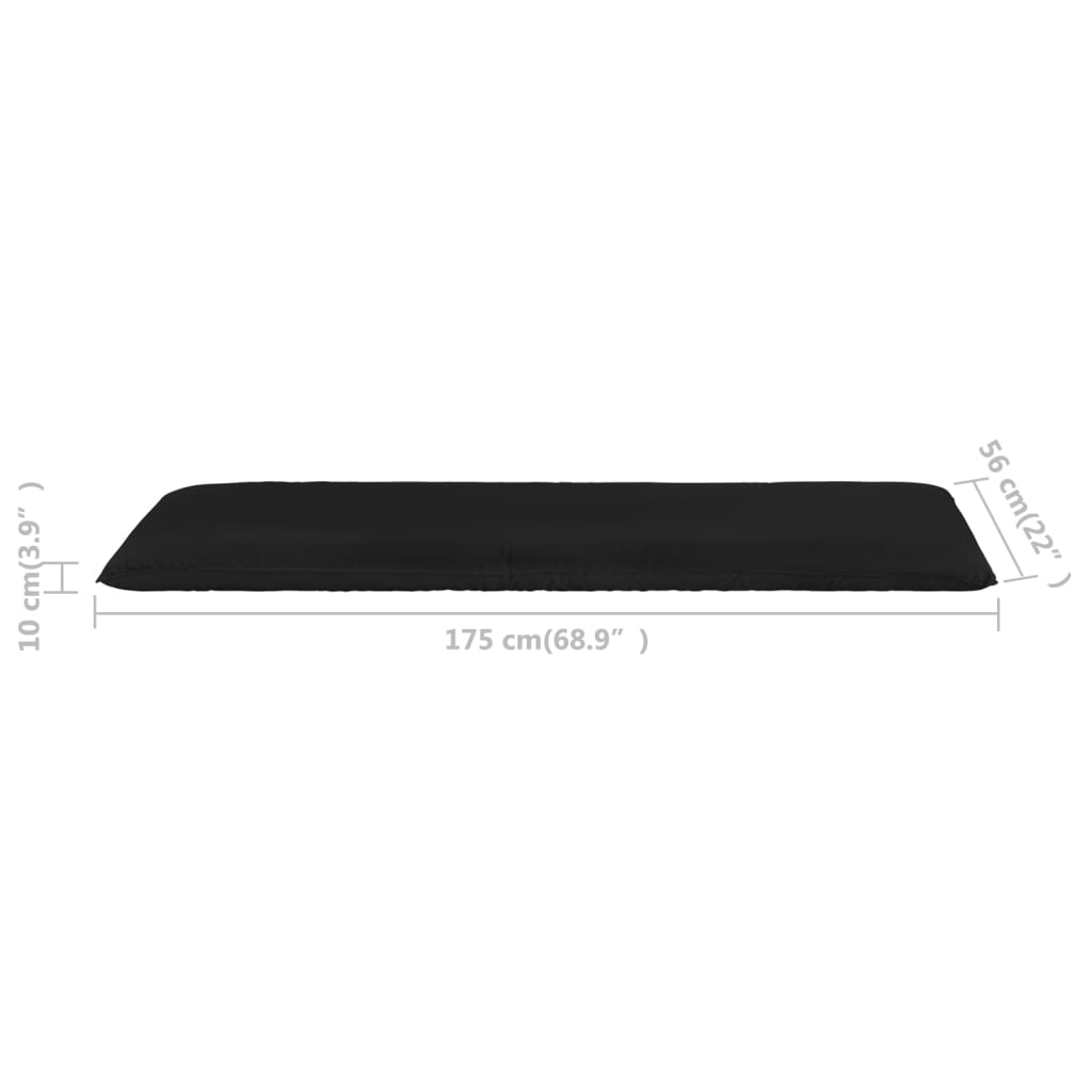 8720286333037_g_en_hd_8 vidaXL Foldable Sunlounger Oxford Fabric Black - Image 9