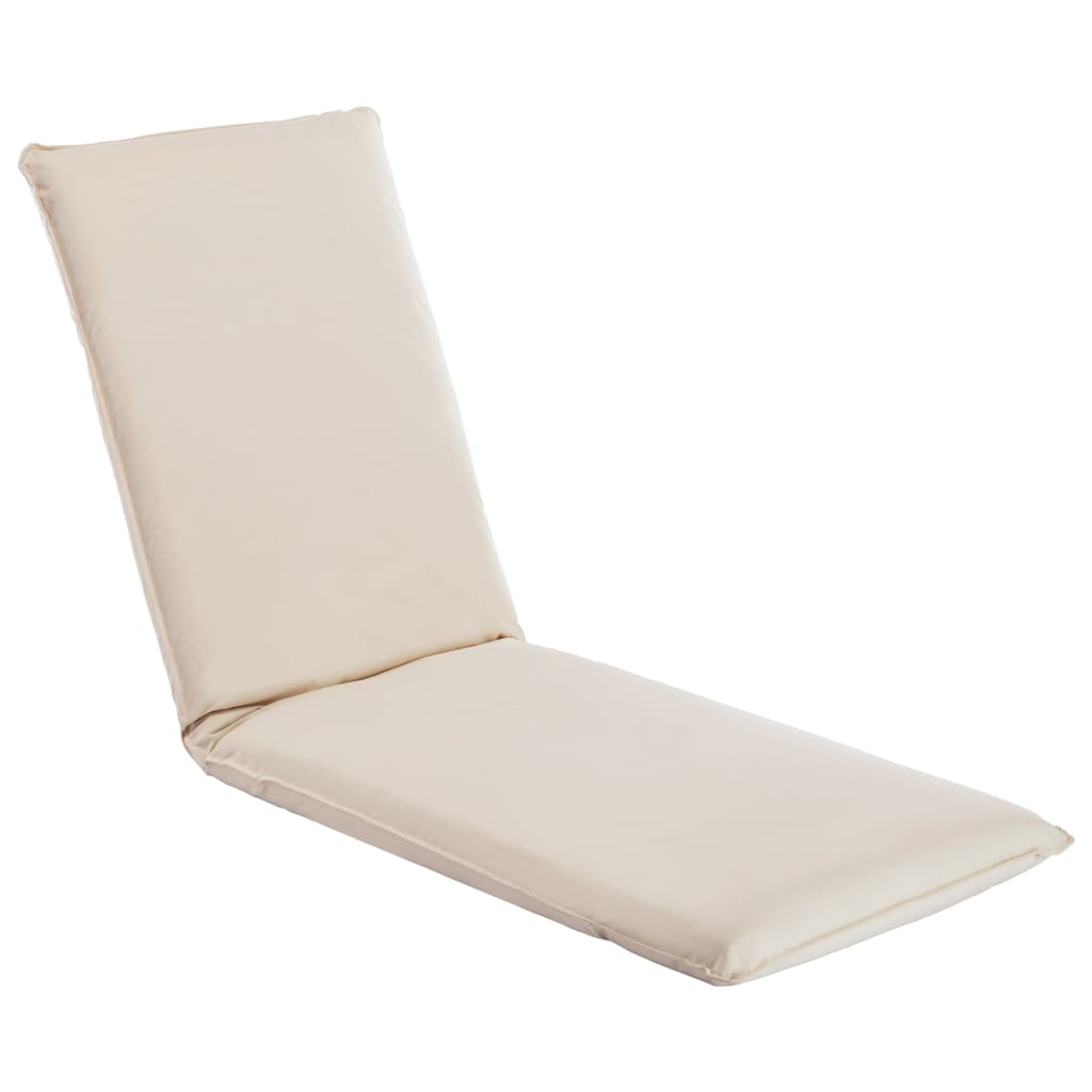 8720286333105_g_en_hd_1 vidaXL Foldable Sunlounger Oxford Fabric Cream White - Image 2