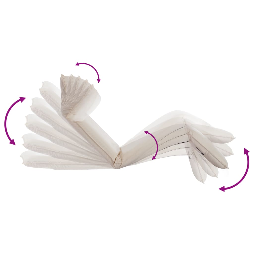 8720286333105_g_en_hd_4 vidaXL Foldable Sunlounger Oxford Fabric Cream White - Image 5