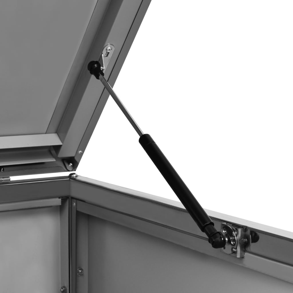 8720286334904_g_en_hd_6 vidaXL Double Wheelie Bin Shed 138x77.5x112.5 cm Stainless Steel - Image 8