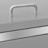 vidaXL Double Wheelie Bin Shed 138x77.5x112.5 cm Stainless Steel - Image 9