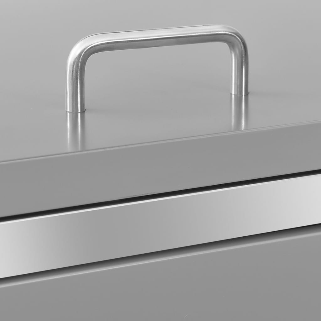 8720286334942_g_en_hd_7 vidaXL Double Wheelie Bin Shed 138x77.5x112.5 cm Stainless Steel - Image 9