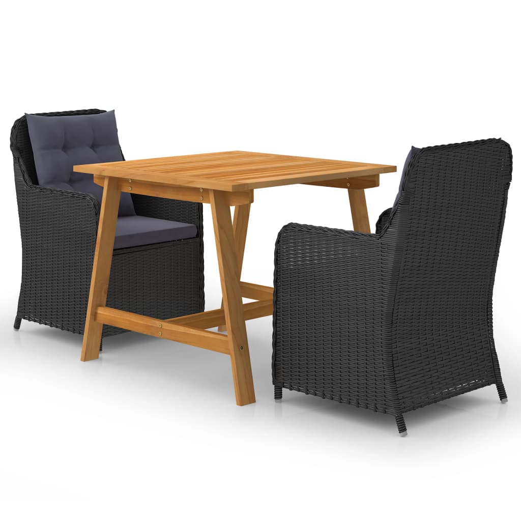 8720286335888_a_en_hd_1 vidaXL 3 Piece Garden Dining Set Black - Image 1