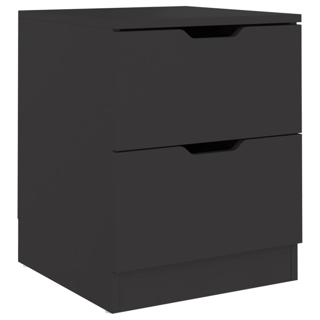 8720286343234_a_en_hd_1 vidaXL Bedside Cabinet Black 40x40x50 cm Engineered Wood - Image 2