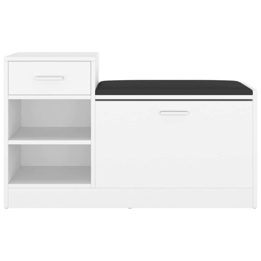 8720286343395_g_en_hd_1 vidaXL Shoe Bench White 94.5x31x57 cm Engineered Wood - Image 3