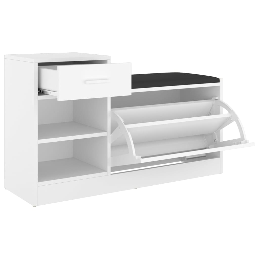 8720286343395_g_en_hd_4 vidaXL Shoe Bench White 94.5x31x57 cm Engineered Wood - Image 6