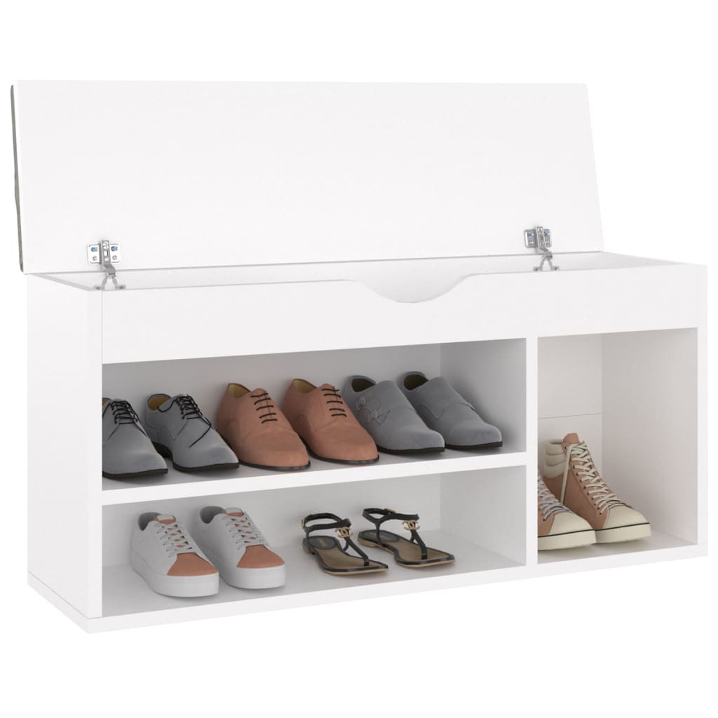 8720286343487_g_en_hd_1 vidaXL Shoe Bench with Cushion White 104x30x49 cm Engineered Wood - Image 3