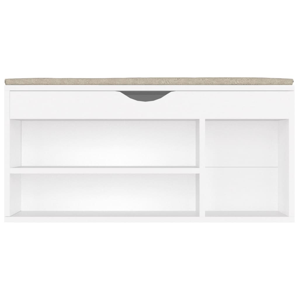8720286343487_g_en_hd_3 vidaXL Shoe Bench with Cushion White 104x30x49 cm Engineered Wood - Image 5