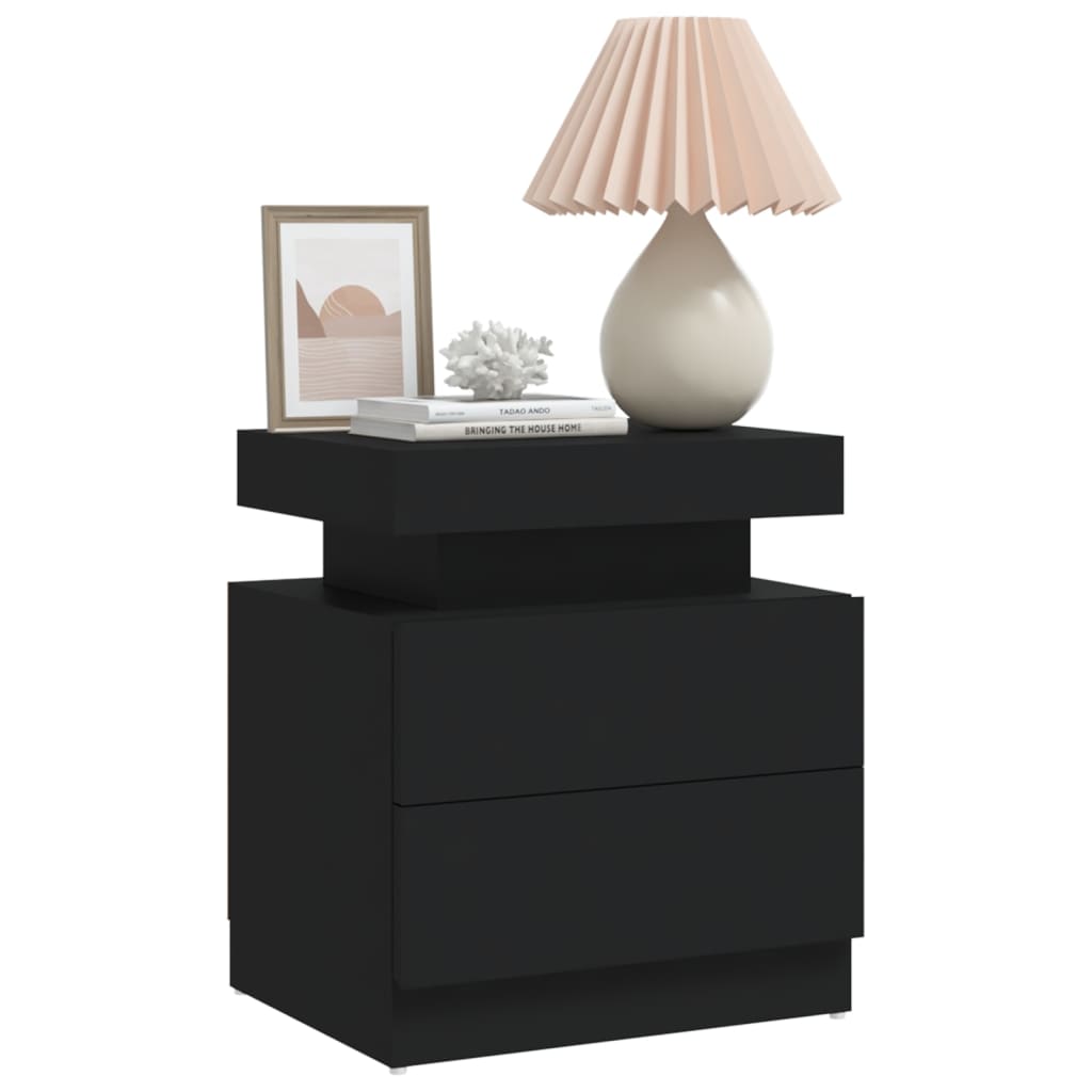 8720286344484_g_en_hd_1 vidaXL Bedside Cabinet Black 45x35x52 cm Engineered Wood - Image 4