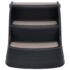 vidaXL Folding 3-Step Dog Stairs Black - Image 3