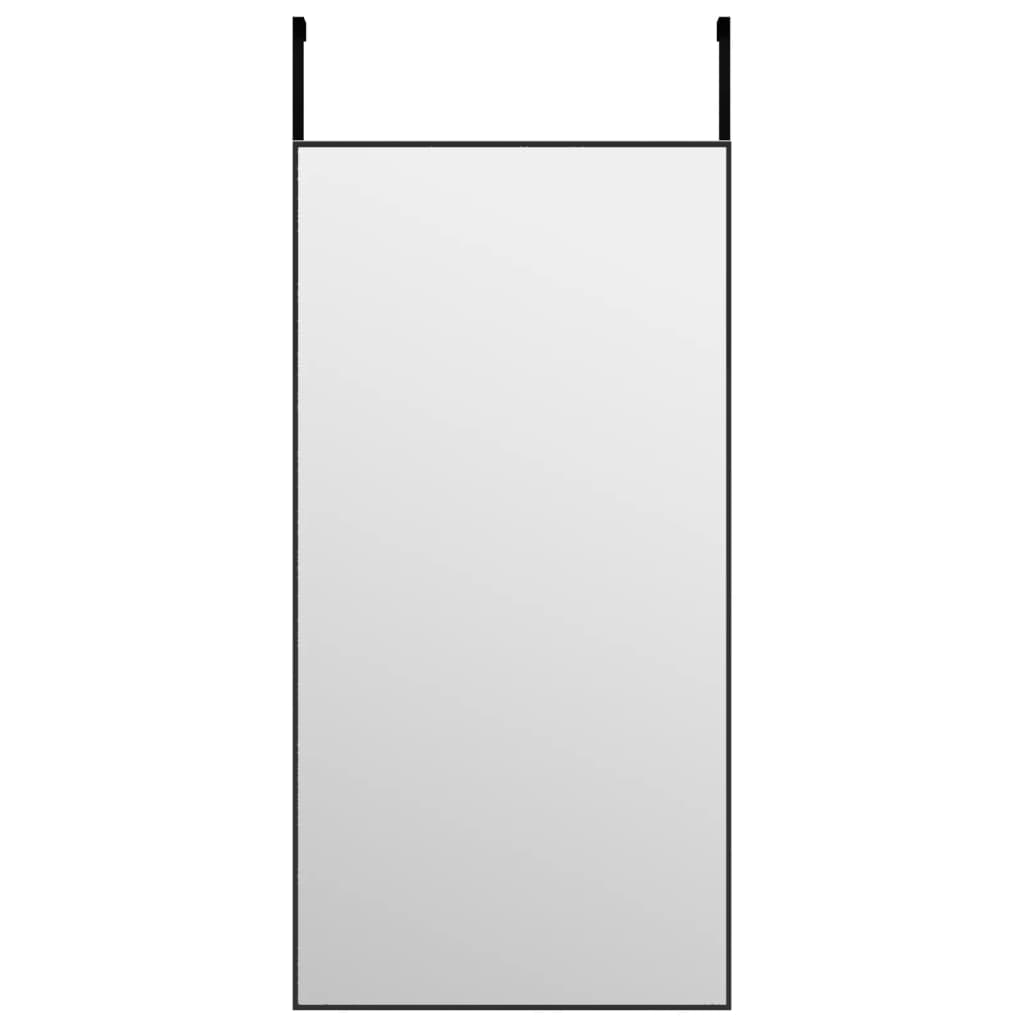 8720286344880_a_en_hd_1 vidaXL Door Mirror Black 40x80 cm Glass and Aluminium - Image 2