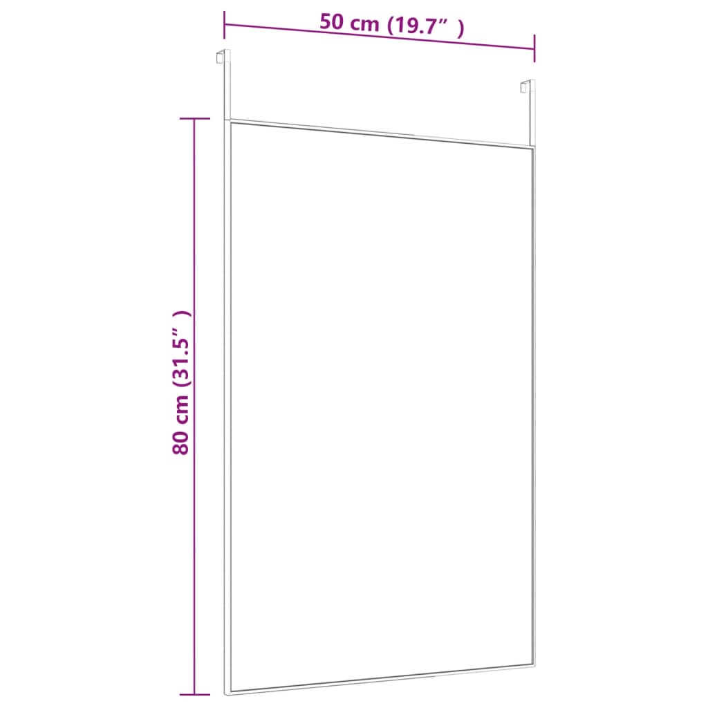 8720286344910_g_en_hd_2 vidaXL Door Mirror Black 50x80 cm Glass and Aluminium - Image 4