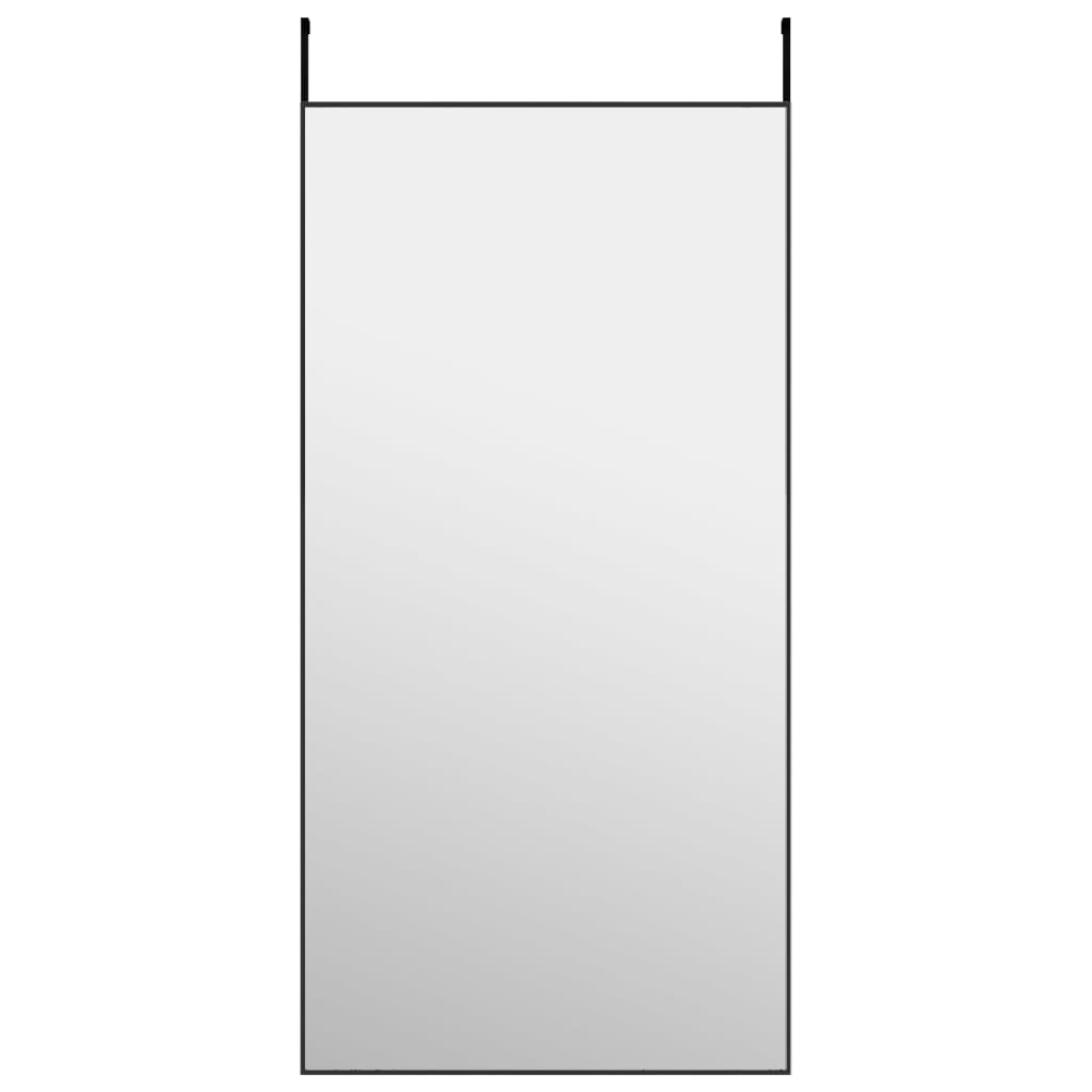 8720286344927_a_en_hd_1 vidaXL Door Mirror Black 50x100 cm Glass and Aluminium - Image 2