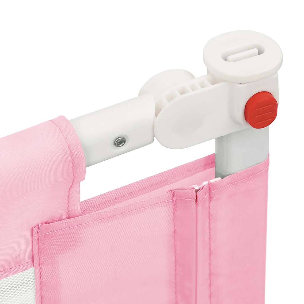 8720286345313_g_en_hd_5 vidaXL Toddler Safety Bed Rail Pink 190x25 cm Fabric - Image 7