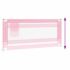 vidaXL Toddler Safety Bed Rail Pink 200x25 cm Fabric - Image 6