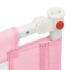 vidaXL Toddler Safety Bed Rail Pink 200x25 cm Fabric - Image 7