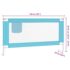 vidaXL Toddler Safety Bed Rail Blue 160x25 cm Fabric - Image 9