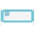 vidaXL Toddler Safety Bed Rail Blue 190x25 cm Fabric - Image 3