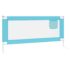 vidaXL Toddler Safety Bed Rail Blue 190x25 cm Fabric - Image 5