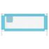 vidaXL Toddler Safety Bed Rail Blue 200x25 cm Fabric - Image 3