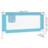 vidaXL Toddler Safety Bed Rail Blue 200x25 cm Fabric - Image 9