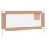 vidaXL Toddler Safety Bed Rail Taupe 180x25 cm Fabric - Image 5