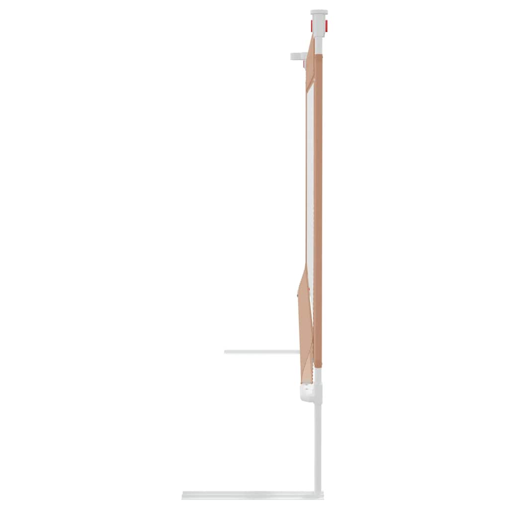 8720286345504_g_en_hd_2 vidaXL Toddler Safety Bed Rail Taupe 200x25 cm Fabric - Image 4