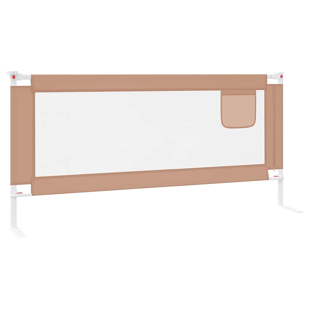 8720286345504_g_en_hd_3 vidaXL Toddler Safety Bed Rail Taupe 200x25 cm Fabric - Image 5