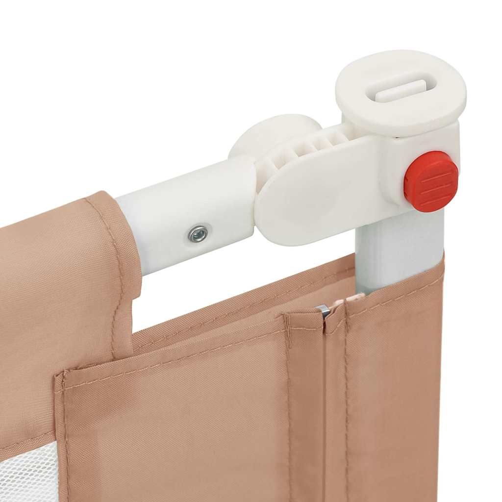 8720286345504_g_en_hd_5 vidaXL Toddler Safety Bed Rail Taupe 200x25 cm Fabric - Image 7