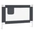 vidaXL Toddler Safety Bed Rail Dark Grey 90x25 cm Fabric - Image 2