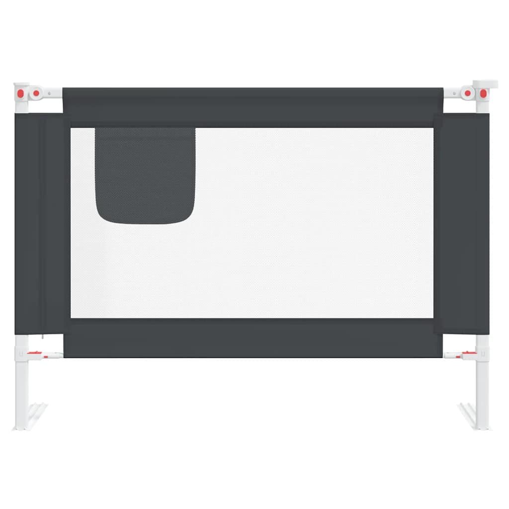 8720286345511_g_en_hd_1 vidaXL Toddler Safety Bed Rail Dark Grey 90x25 cm Fabric - Image 3