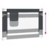 vidaXL Toddler Safety Bed Rail Dark Grey 90x25 cm Fabric - Image 6