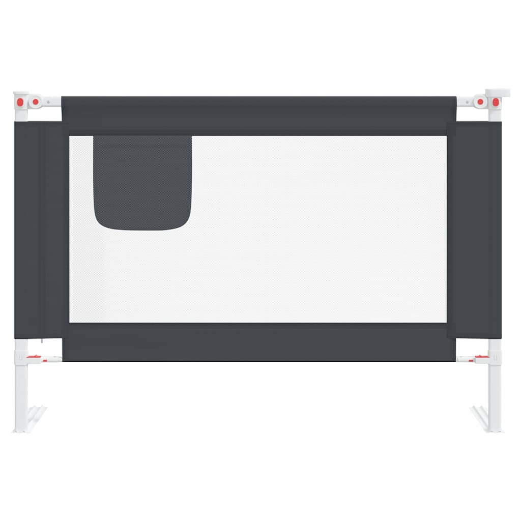 8720286345528_g_en_hd_1 vidaXL Toddler Safety Bed Rail Dark Grey 100x25 cm Fabric - Image 3