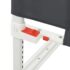 vidaXL Toddler Safety Bed Rail Dark Grey 100x25 cm Fabric - Image 8