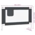 vidaXL Toddler Safety Bed Rail Dark Grey 100x25 cm Fabric - Image 9
